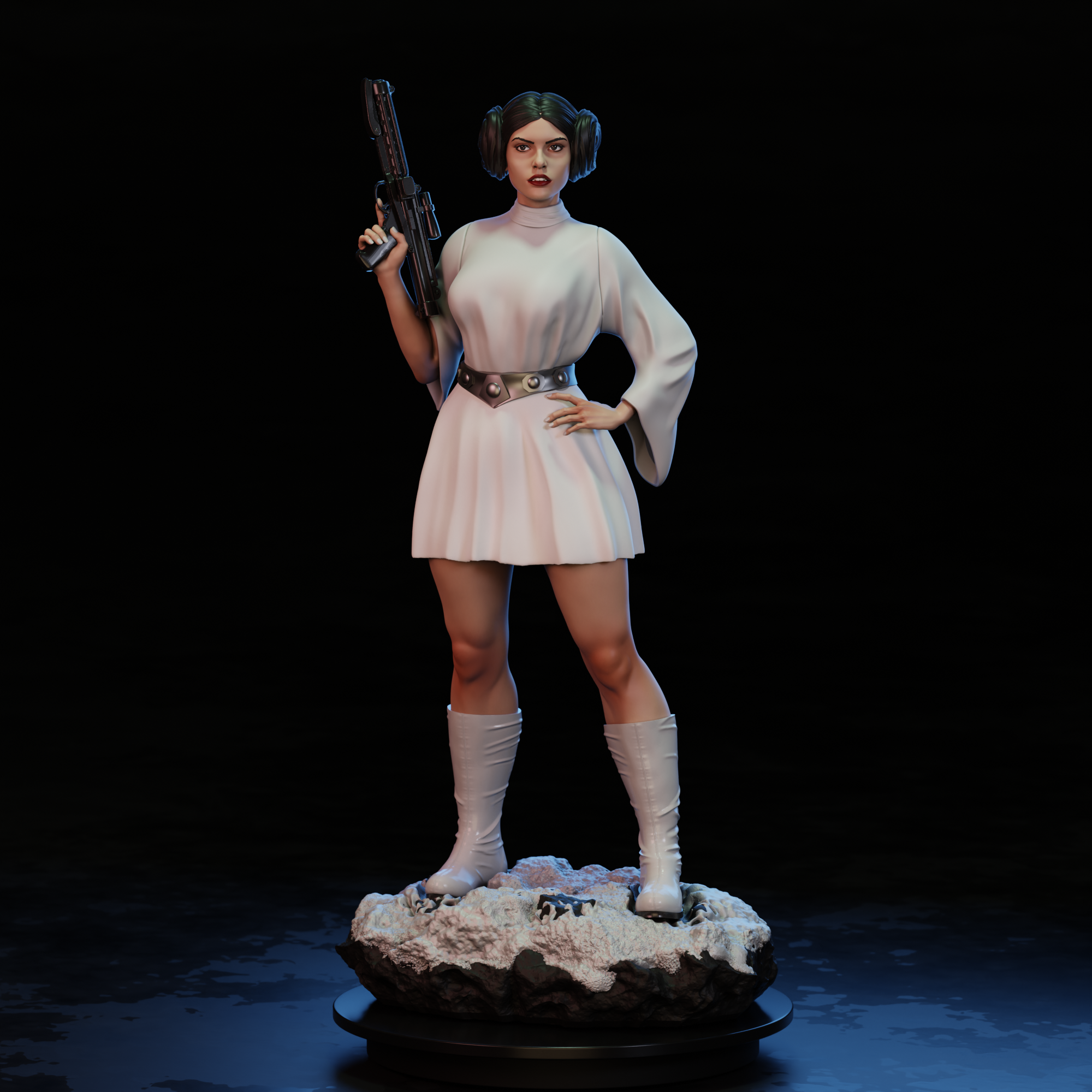 Princess Leia 3D Printable Model