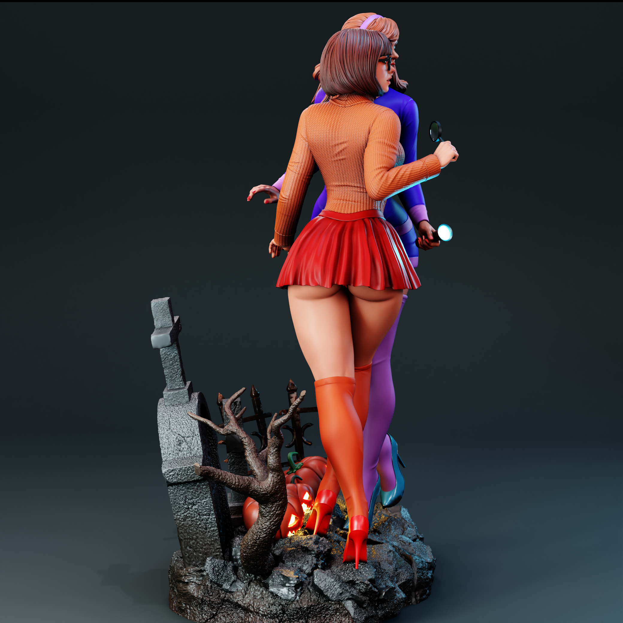 Velma &amp; Daphne – 3D Printable Model