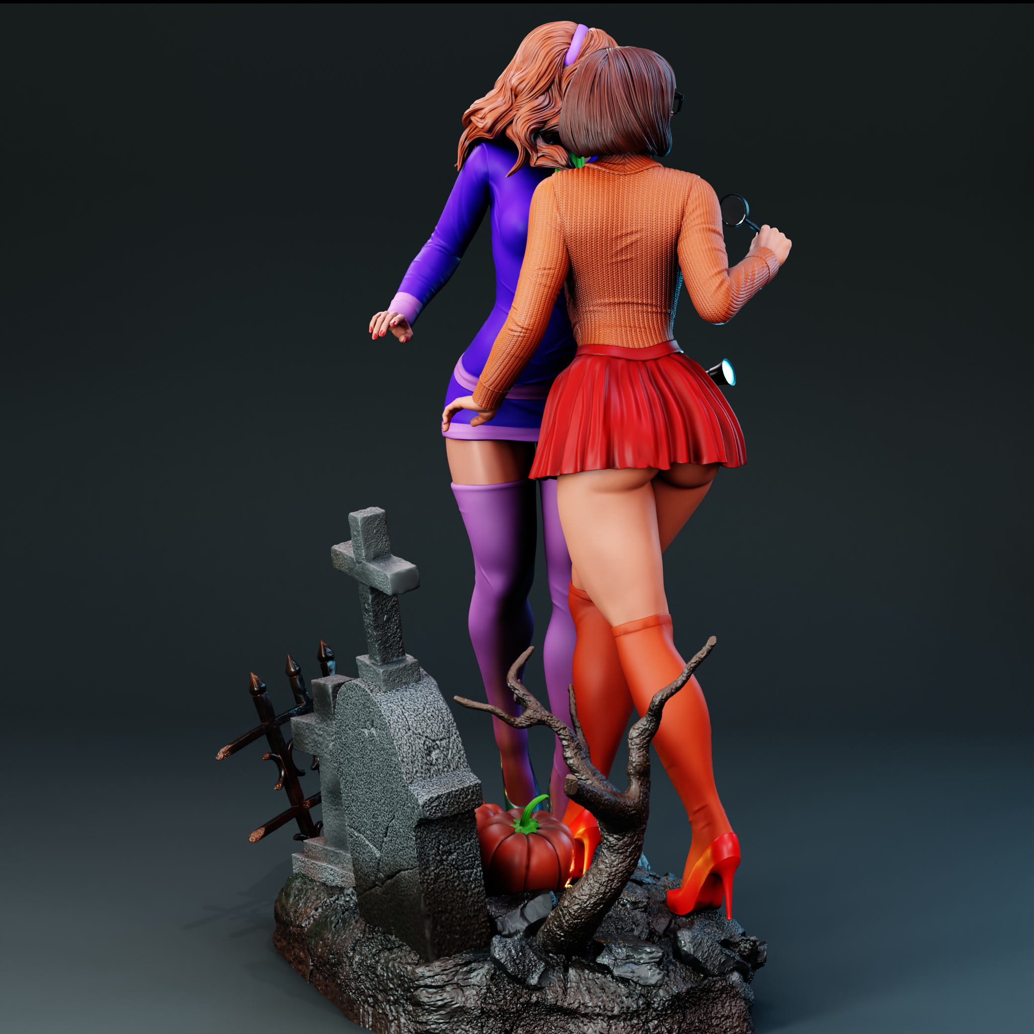 Velma &amp; Daphne – 3D Printable Model