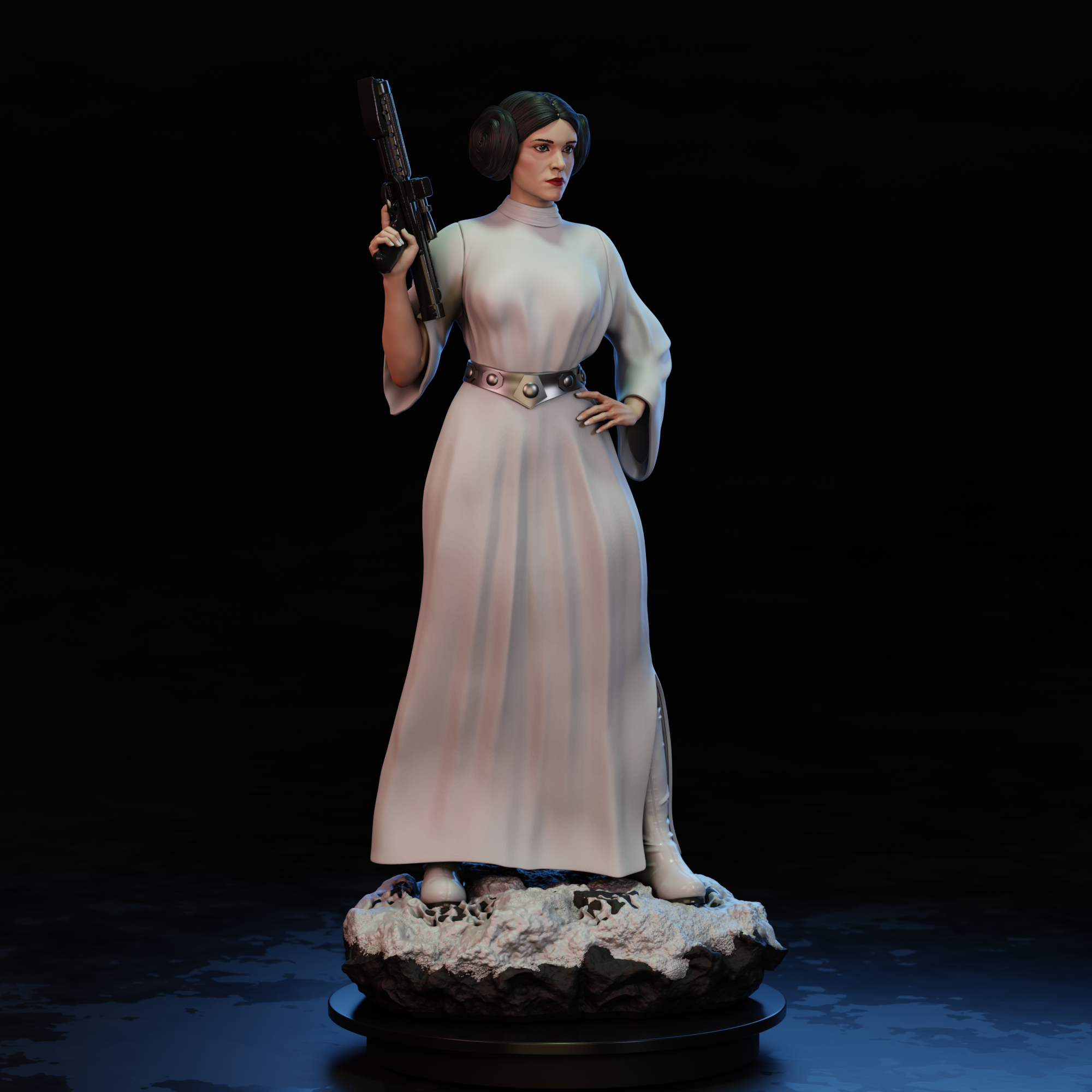 Princess Leia 3D Printable Model