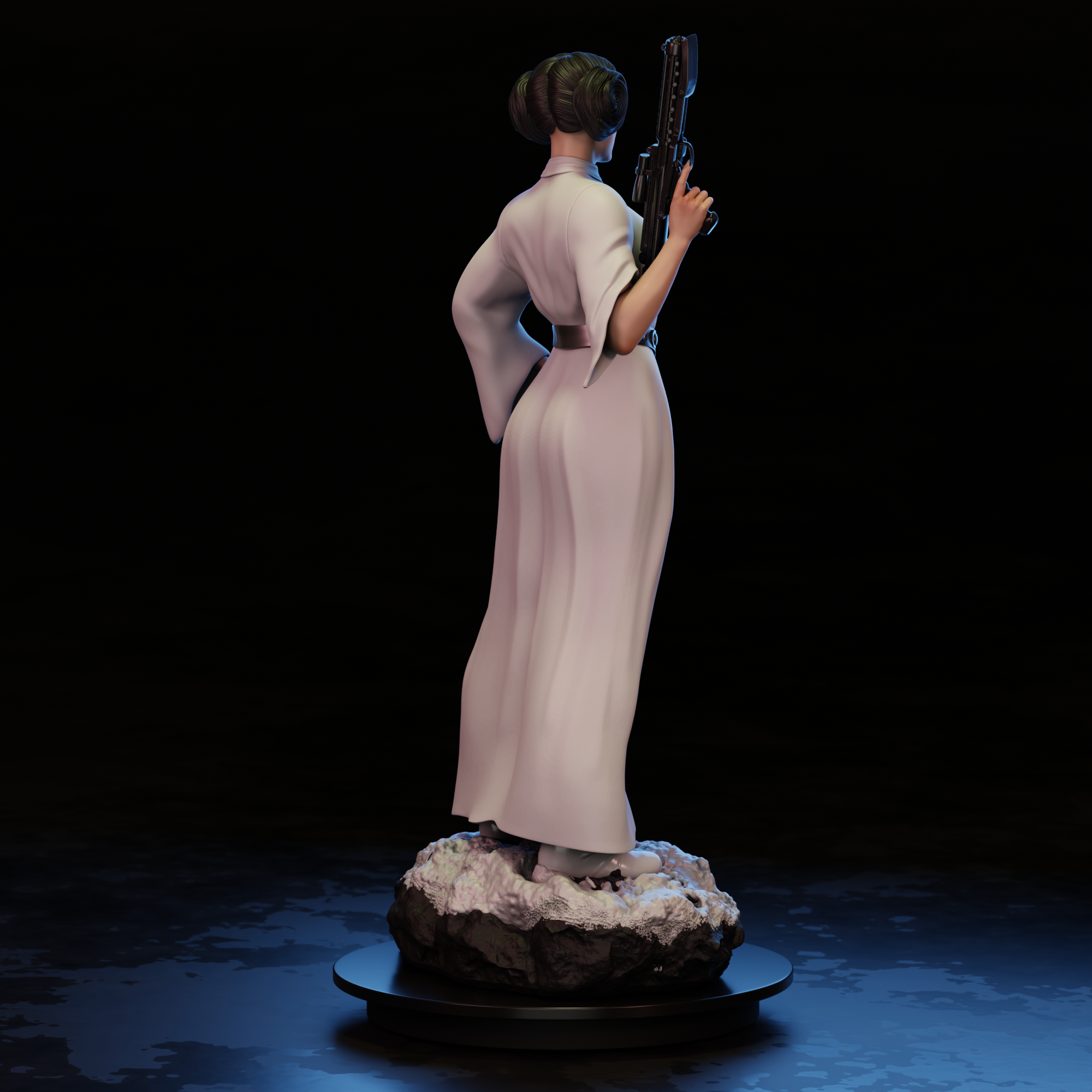 Princess Leia 3D Printable Model