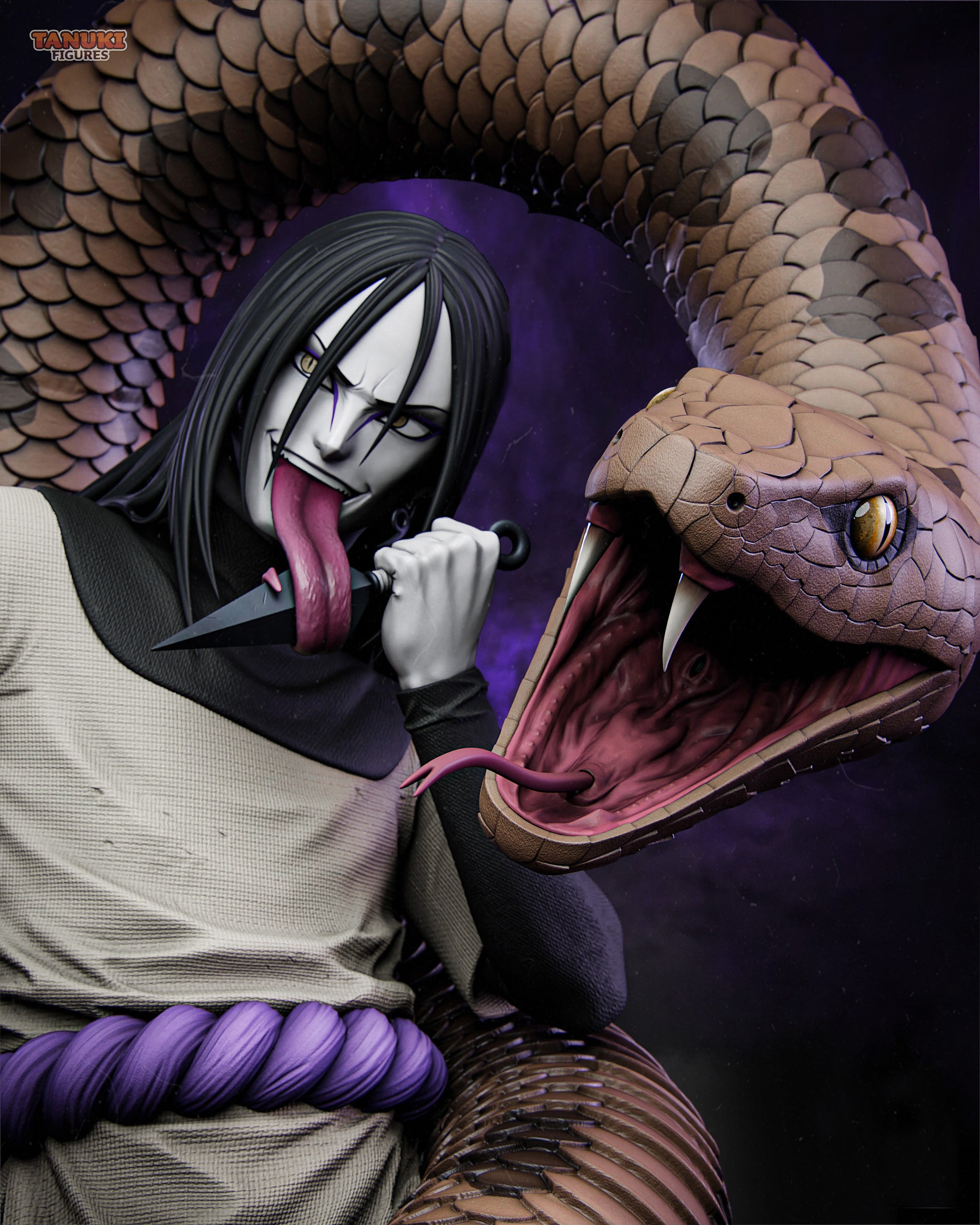Orochimaru 3D Printable Model