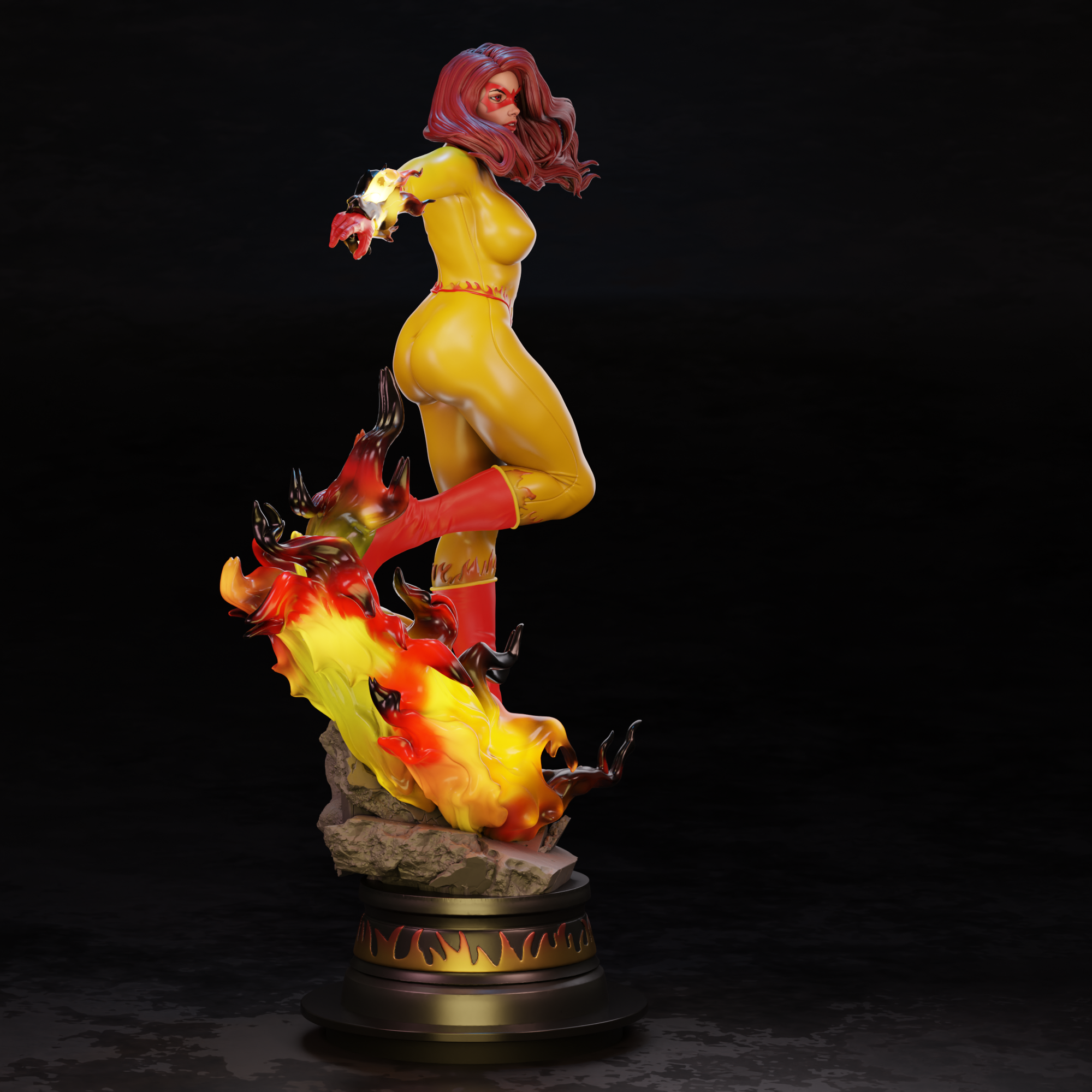 Firestar 3D Printable Model
