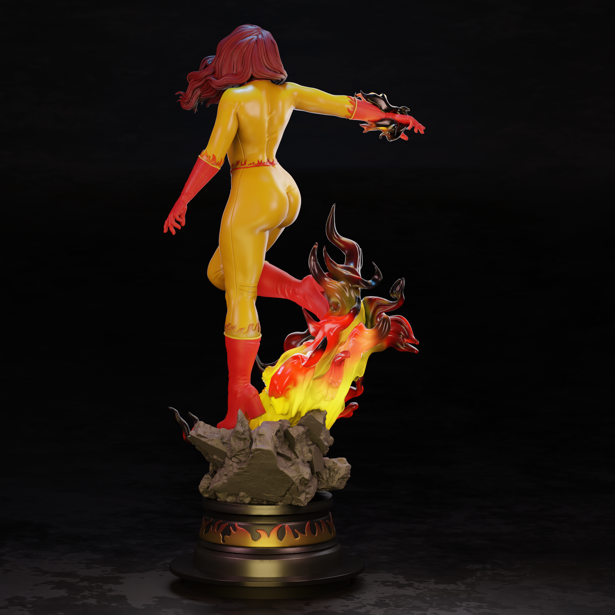 Firestar 3D Printable Model